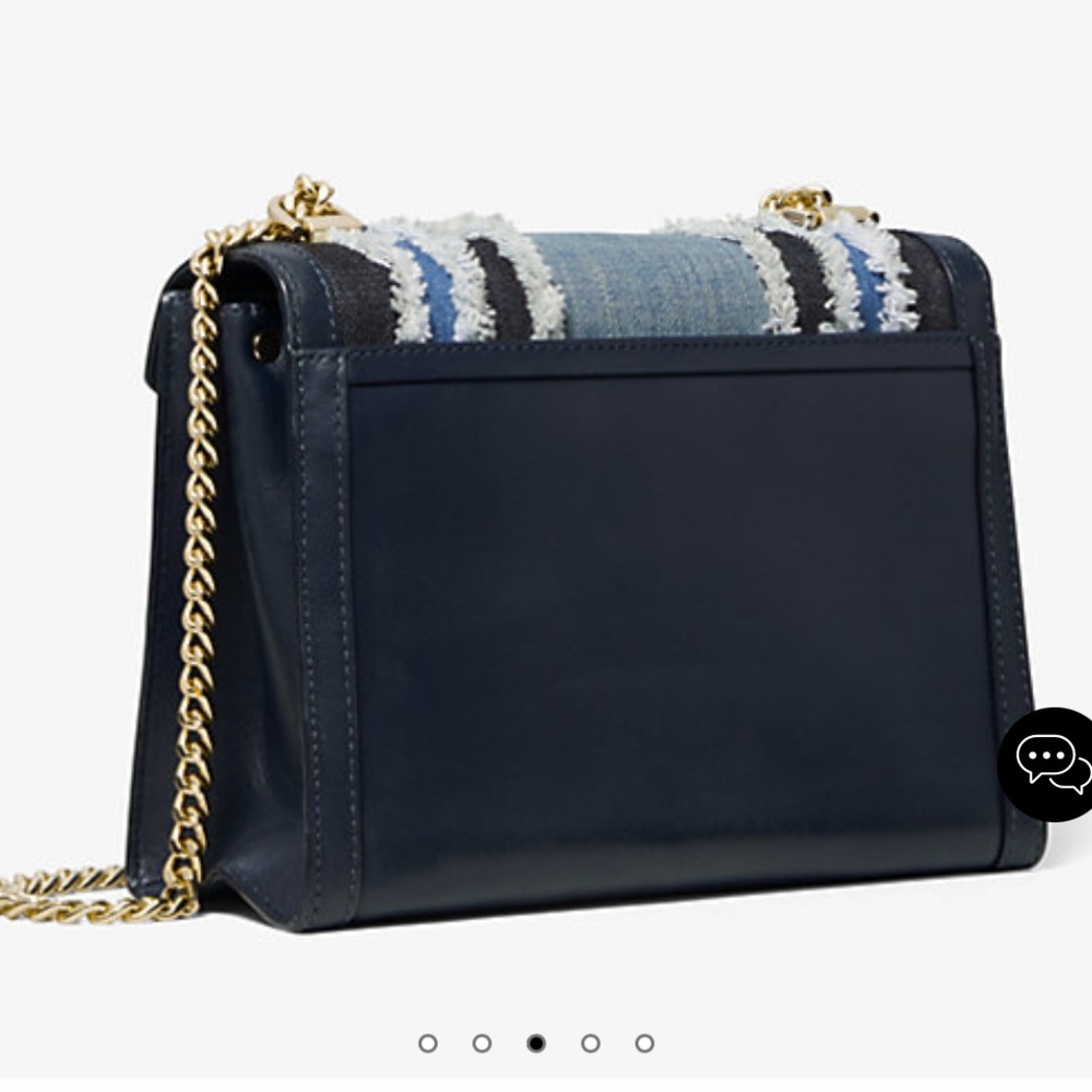 Michael Kors ๐Elegant Blue and White Denim Women's Bag - Picture 2 of 13